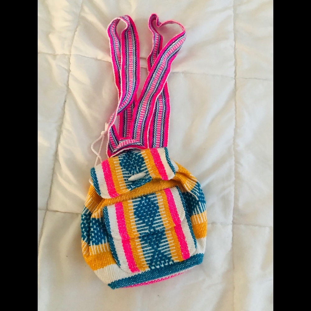Cute and fun  artisan mini backpack